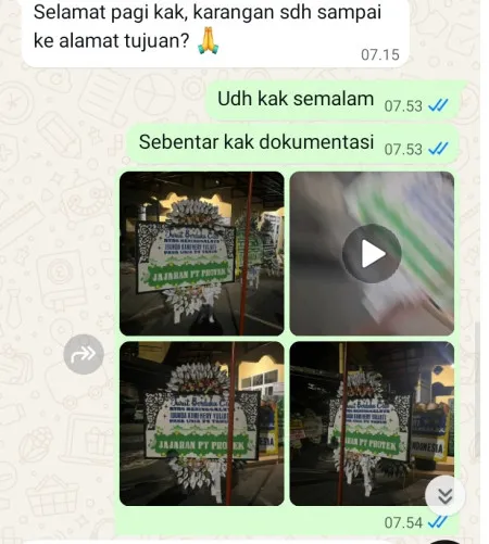 Pengiriman Papan Bunga Selamat Kalibata